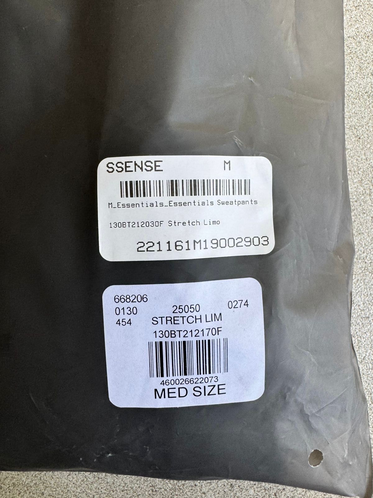 Pants Essentials Negros