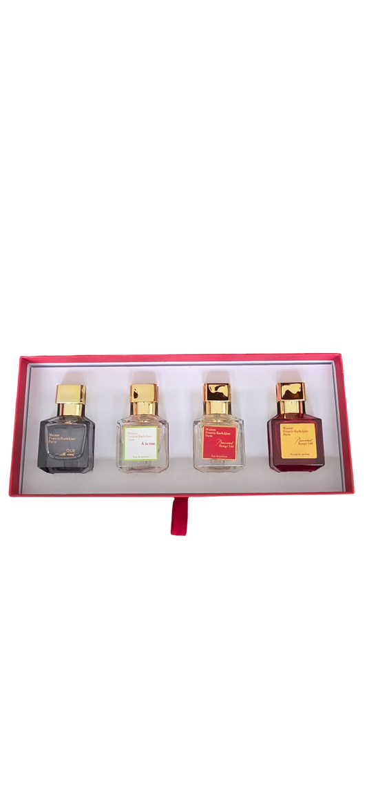 Set de 4 Perfumes Baccarat Rouge 540 – Maison Francis Kurkdjian 4x30 ml