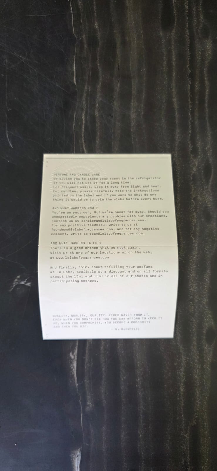 Le Labo Santal 33 – Eau de Parfum 100 ml