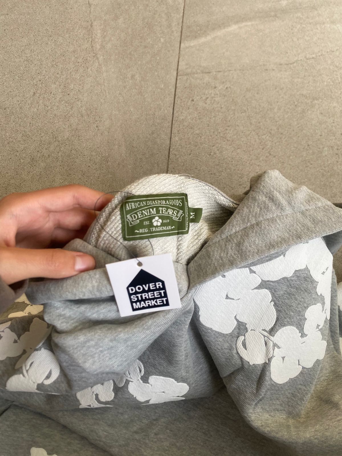 Sudadera Denim Tears Gris